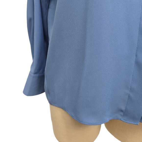 NWT Vince Split Neck Top Light Aria Womens Size XS Button‎ Down Career Office - Picture 10 of 11